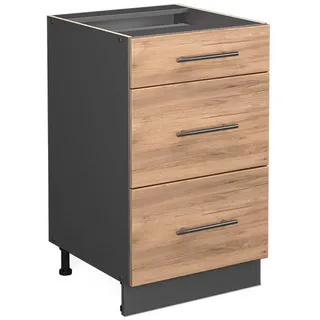 Vicco Unterschrank Fame-Line 50 x 82 x 51,6 cm Grau