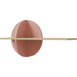 Mirjan24 Wandregal 81 x 45 x 25 cm Eichefarben/Rosa