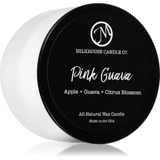 Milkhouse Candle Co. Creamery Pink Guava Duftkerze Traveler Tin 106 g