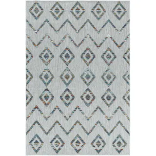 Bahama Wavy teppich indoor/outdoor hochtief effekt rechteckig 240x340cm mehrfarbig
