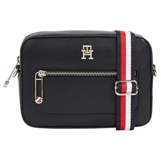 Tommy Hilfiger Iconic Camera Bag Umhängetasche Kunstleder Space Blue