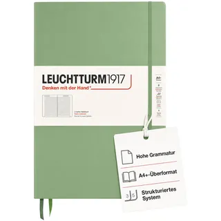 Leuchtturm1917 Notizbuch A4 Salbei liniert