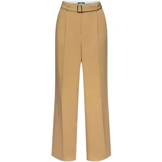 ESPRIT Collection Damen 013eo1b303 Hose, Khaki Beige, 38