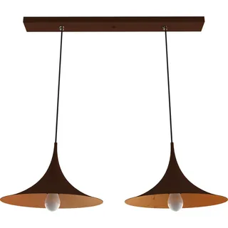 Louie Pendelleuchte X2 Blatt - Braun