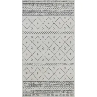Livabliss Kurzflorteppich Mya 80/150 cm Weiß , Textil , Grafikmuster , Rechteckig , 80x150 cm , Oeko-Tex® Standard 100 , in verschiedenen Größen erhältlich , Teppiche und Böden, Teppiche