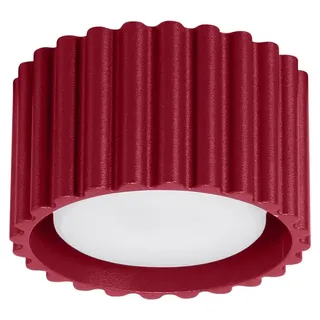 Plafond AURA 1 burgunderrot Gx53 1xGx53 10W Aluminium 6x10x10cm Sollux Lighting - Rot