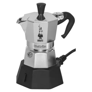 Bialetti Moka Elettrika 2 Tassen Schwarz/Silber