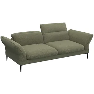 flexlux Couch Polyester 3-Sitzer Grün