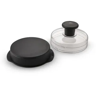 Weber Burgerpresse 2-teilig Edelstahl/ Kunststoff Schwarz/ Transparent