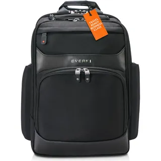 Everki Onyx Business Laptop‐Rucksack | 17,3′′ Laptopfach, 36 L, ideal für Arbeit & Reise – Schwarz