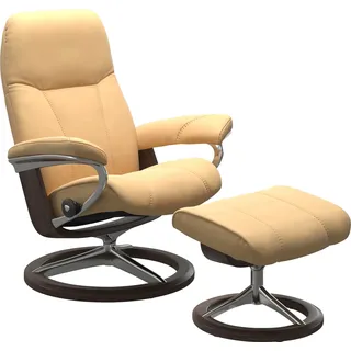 Stressless Fußhocker Consul 54 x 41 x 39 cm Gelb