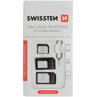 Swissten 3in1 microSIM/nanoSIM-Kartenadapter