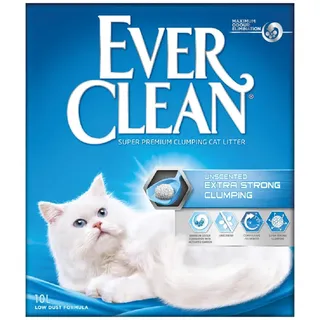 Ever Clean Extrastarkes klumpendes Katzenstreu, 10 Liter, duftstofffrei, parfümfrei, Einheitsgröße, EEVC012