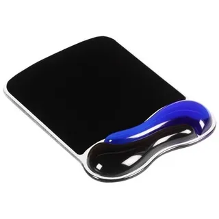 Kensington Mauspad mit Duo Gel-Handgelenkauflage, blau/grau Schwarz