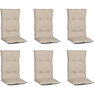 Beo Hochlehner-Sitzauflage AUB01 Takume Cremeweiß 6er-Set
