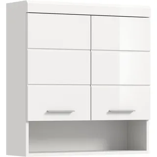 WELLTIME SIENA Hängeschrank 74 x 79 x 24 cm Weiß MDF