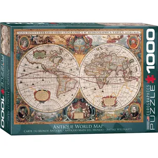 Antike Weltkarte Orbis Geographica - 1000 Teile Puzzle - Format 68x48 cm