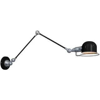 Wandleuchte - schwarz - Davin -  kunststoff metall - bettlampe - E14 - 7656ZW - Mexlite - Schwarz