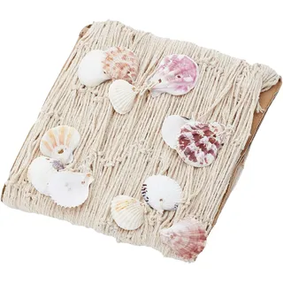 Out of the Blue OOTB Deko-Fischnetz mit Muscheln ca. 100 x 200 cm - Bunt