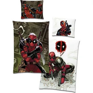 Marvel Deadpool Bettwäsche Linon / Renforcé