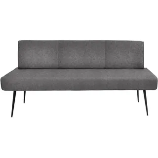K+W Komfort & Wohnen Polsterbank Giacomo I Grau 177 x 87 x 62 cm