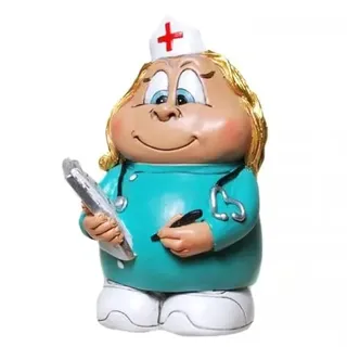 UDO Schmidt Spradose Krankenschwester Sparschwein Gelddose Spraschwein Geschenk sparbüchse