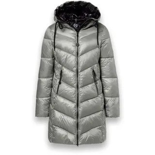 District Wintermantel Sapporo (mit Kapuze, wasserabweisend) silber Damen