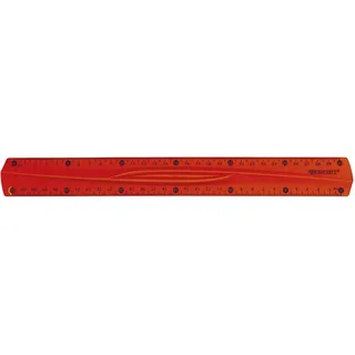 Westcott E-10222 00 Lineal Flexi, bruchsicher, transparent, 30 cm 3 Farben Sortiert