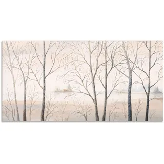 Artland Wandbild »Seeufer am Wald I« Gewässer 1 Stk. tlg. als Alubild, Leinwandbild in verschied. Größen, beige