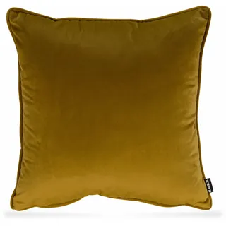 H.O.C.K. Dekokissen »Nobile Samt« Kissenhülle mit Füllung, 1 Stück, gelb