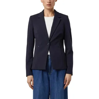 Comma Taillierter Blazer aus weichem Jersey mit Reißverschlusstaschen