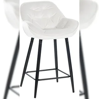 CLP Barhocker 54 x 103 x 57,5 cm Cremeweiß