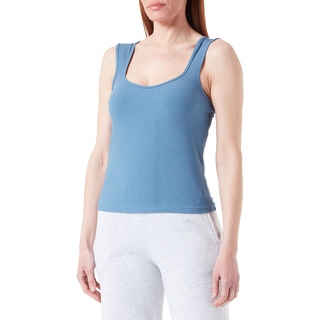 Triumph Women's Natural Spotlight Camisole Pyjamaoberteil, Liberty Blue, 46