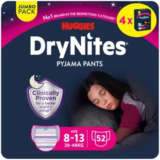 DryNites Windeln Gr. 4 (8-15 Jahre) 52 St.