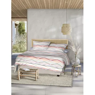IRISETTE Wave 8610 rot 135 x 200 cm + 2 x 80 x 80 cm