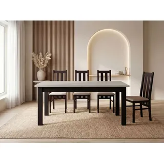 WFL GROUP Lindberg 200-300 x 77 x 100 cm beige