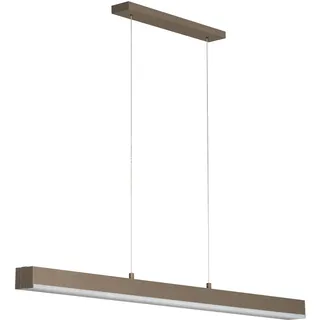 Pendelleuchte Vayana|dark-greige|Kabellift|B: 12,5 cm|Höhenverstellbar 70-180 cm|Horizontalverstellbar 119-189 cm|mit Taster dimmbar|Farbtemperatureinstellung stufenlos|3x LED 16W 2700/6500 K| 6800 lm