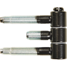Einbohrband SFS 40H-16-022 f. Stahlzarge schwarz beschichtet dreiteilig Gr. 16