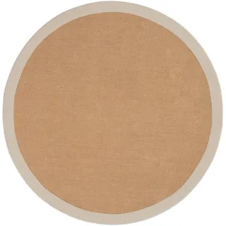 carpetfine Sisal Sisalteppich Ø 60 cm Grau
