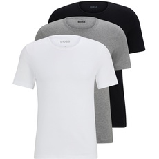 Bild von Tshirt Classic Dreier-Pack T-Shirts aus Baumwolle mit Logo-Stickerei Assorted-Pre-Pack L