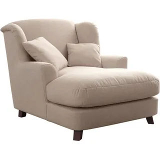 Cavadore Sit / More XXL-Sessel Beige / 109x104x145 cm