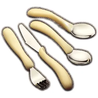 homecraft® Essbesteck mit konturiertem Griff - L√∂ffel rechts gebogen 1 St