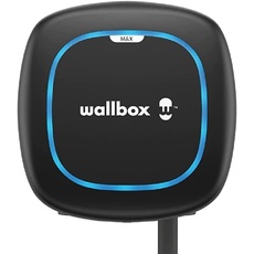 Wallbox Pulsar Max, Ladegerät für Elektrofahrzeuge (11 kW, Type 2, Wi-Fi, Bluetooth, OCPP, Innen/Außen, 5m, einfache Installation), Schwarz