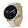 Venu 4 BT 41 mm Edelstahlgehäuse gold Silikonarmband khaki S/M