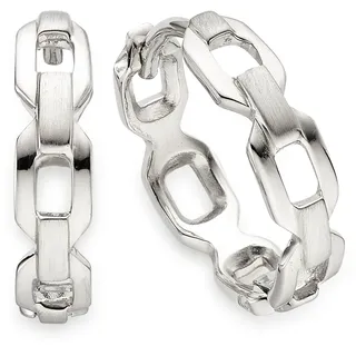 FIRETTI Creolen Silber rhodiniert 16,3mm