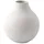 Collier Blanc Vase Perle No. 3, 11 x 11 x 12 cm, Weiß