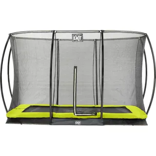 Silhouette Bodentrampolin 244 x 366 cm inkl. Sicherheitsnetz grün