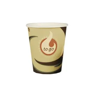 Papstar Pappbecher 0,2 l Beige 50 St.