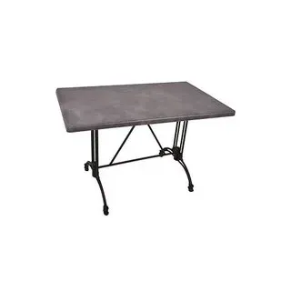 Garden Pleasure MORENA Bistrotisch rechteckig Spanplatte dunkelgrau 110,0 x 70,0 x 74,0 cm, 1 St.