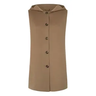 Pepe Jeans für Damen. PL402472 Deila Weste braun (L), Lässig, Polyester